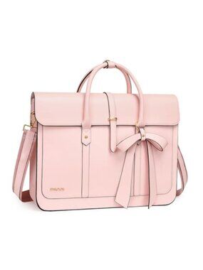 PU Leather Laptop Messenger Bag Waterproof Computer Briefcase Backpack
